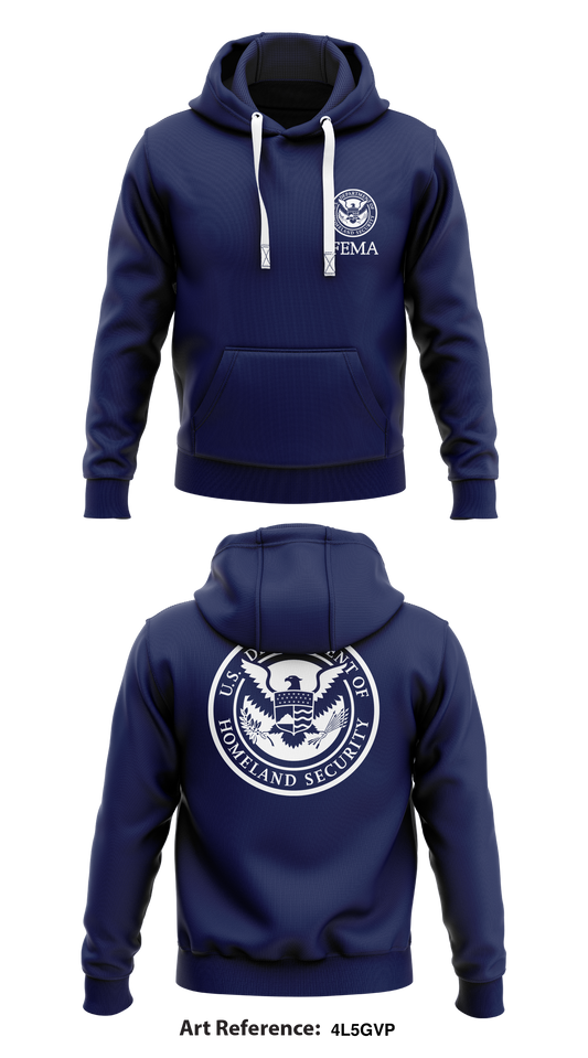 FEMA Region 1 Operations Store 1  Core Men's Hooded Performance Sweatshirt - 4L5GVP