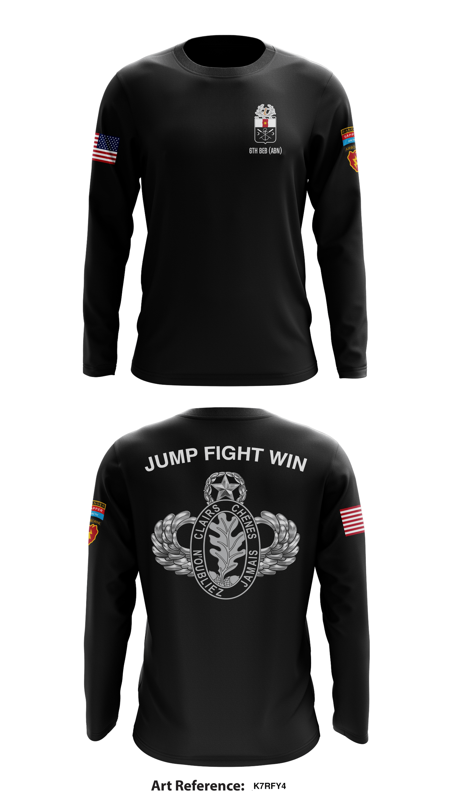 6BEB Store 1 Core Men's LS Performance Tee - k7rfY4