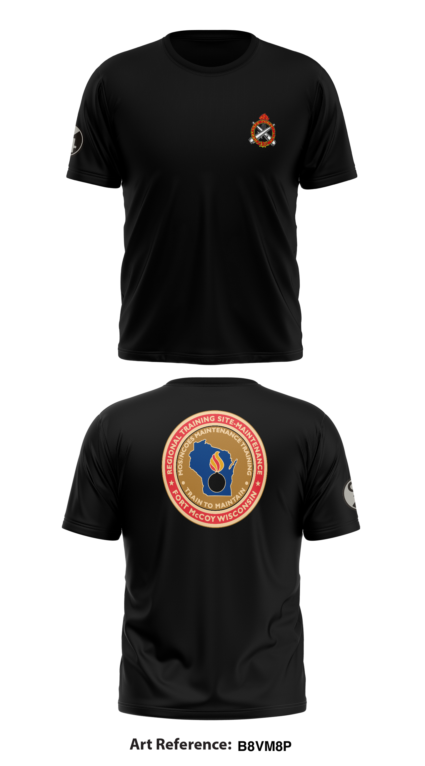 Ft. McCoy RTS-M Store 1 Core Men's SS Performance Tee - B8VM8P