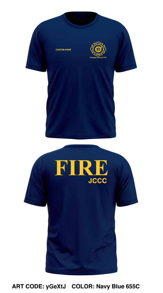 JCCC Fire Academy Store 1 Core Men's SS Performance Tee - yGeXtJ