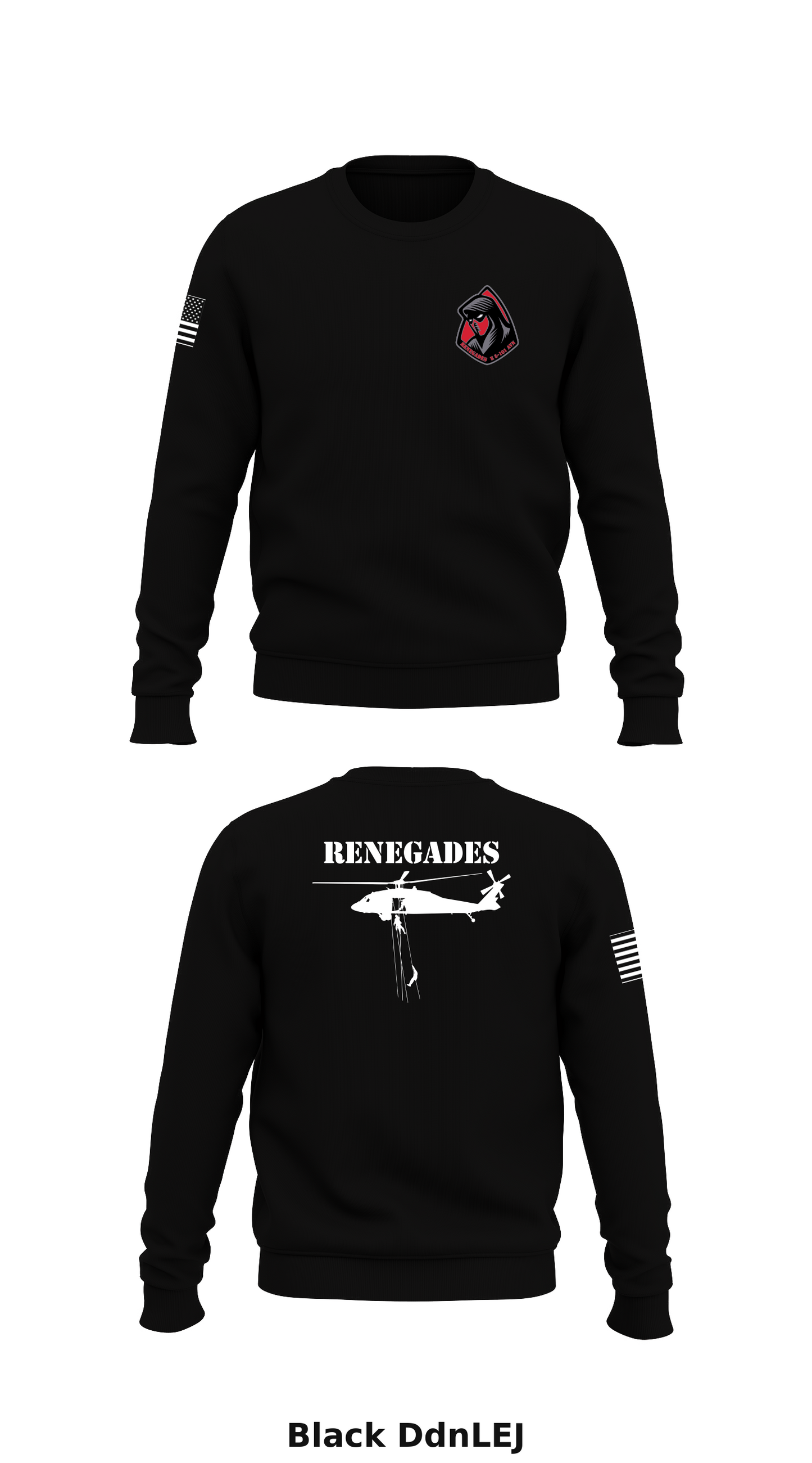 E Co, 5BN, 101st CAB Store 1 Core Men's Crewneck Performance Sweatshirt - DdnLEJ