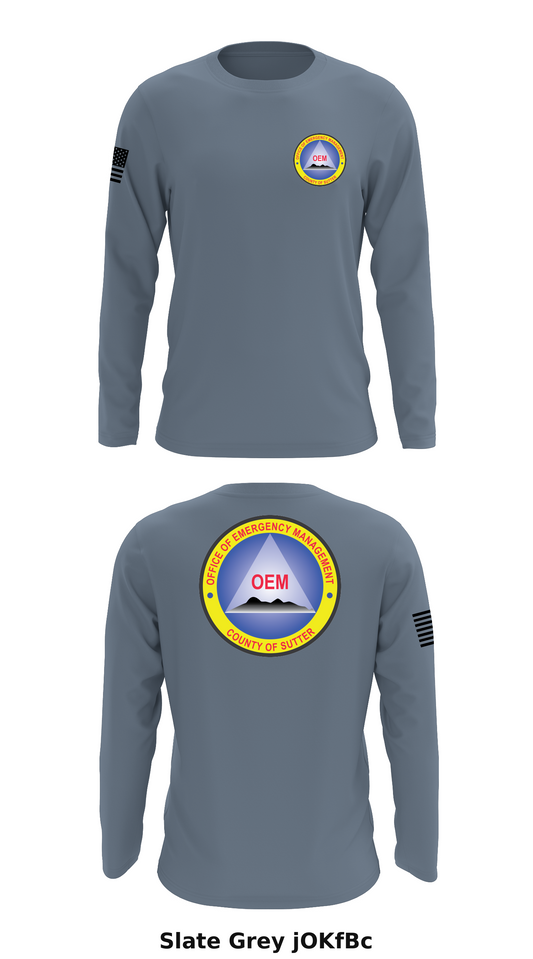 Sutter County OEM Store 1 Core Men's LS Performance Tee - jOKfBc