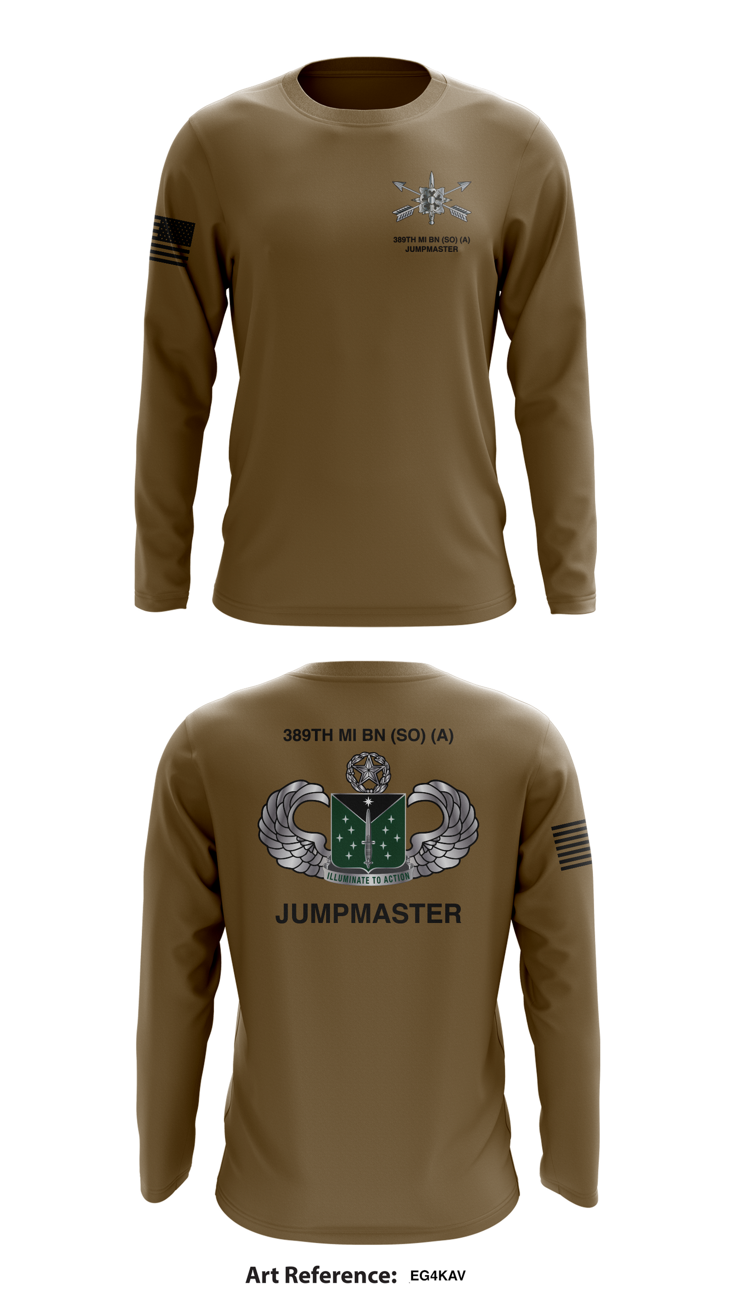 389TH MI BN (SO) (A) Store 1 Core Men's LS Performance Tee - EG4Kav