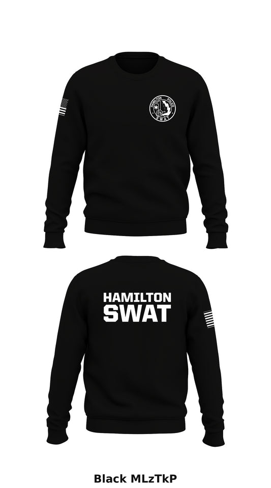 HAMILTON SWAT Store 1 Core Men's Crewneck Performance Sweatshirt - MLzTkP