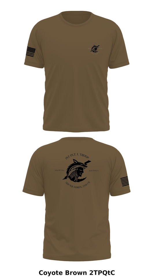 1st PLT, L Troop, 3rd squadron, 2nd CR Store 1 Core Men's SS Performance Tee - 2TPQtC