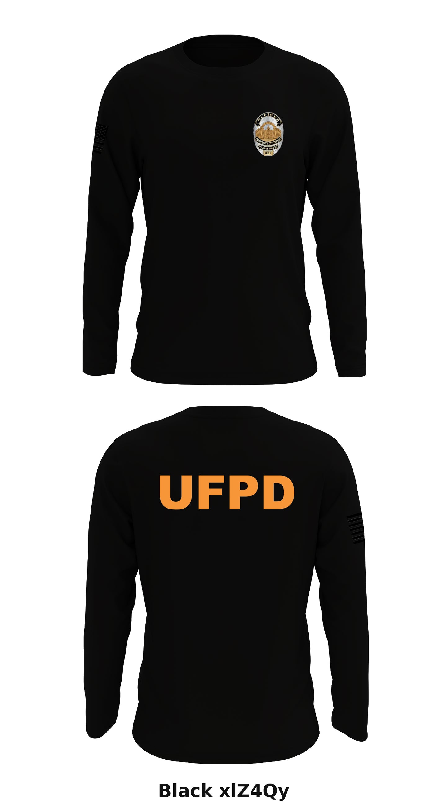 UF Police Store 1 Core Men's LS Performance Tee - xlZ4Qy