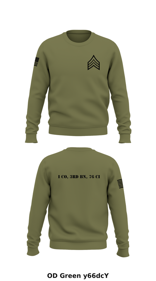 I CO, 3rd BN, 76 CI Store 1 Core Men's Crewneck Performance Sweatshirt - y66dcY