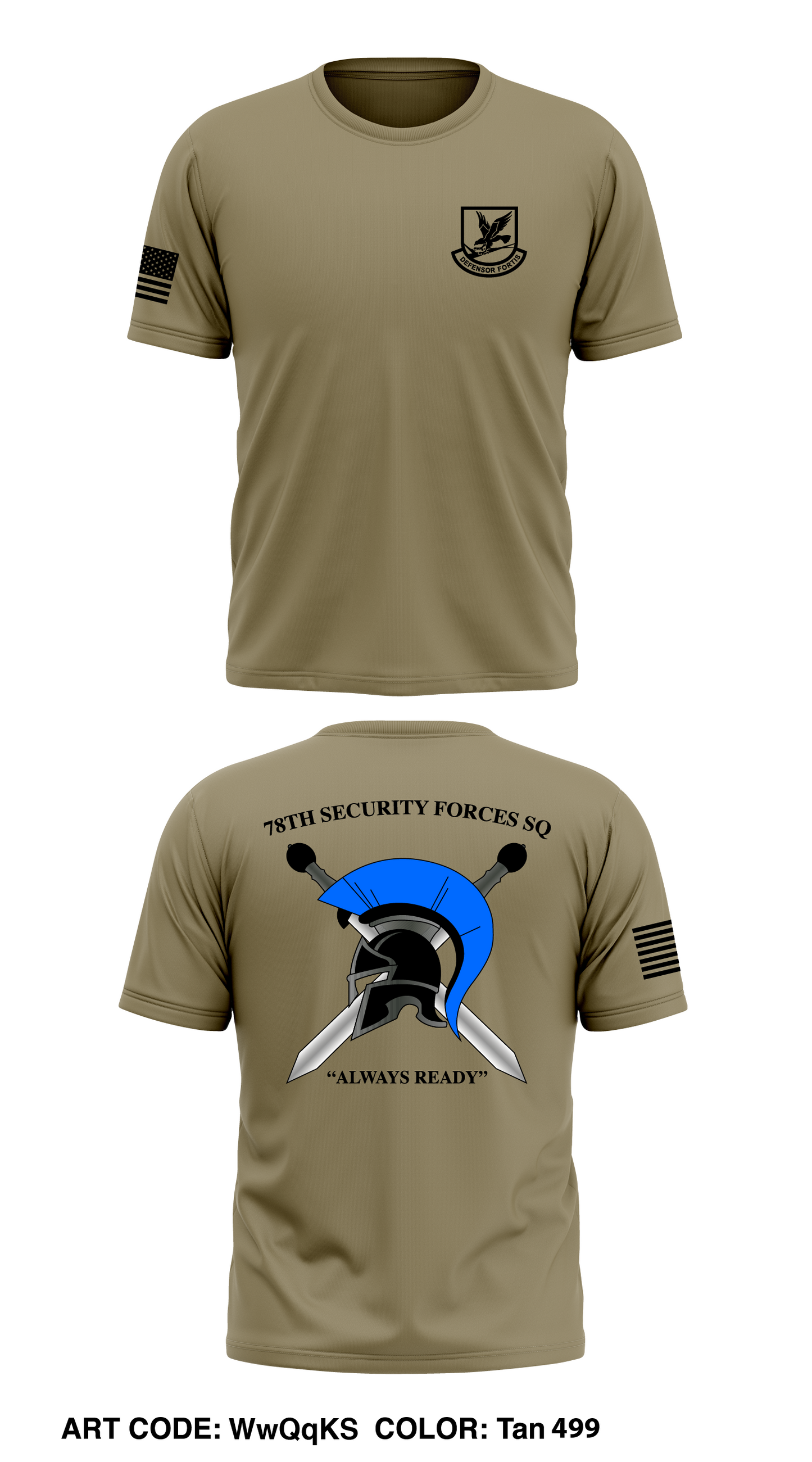 78th security forces squadron  Store 1 Core Men's SS Performance Tee - WwQqKS