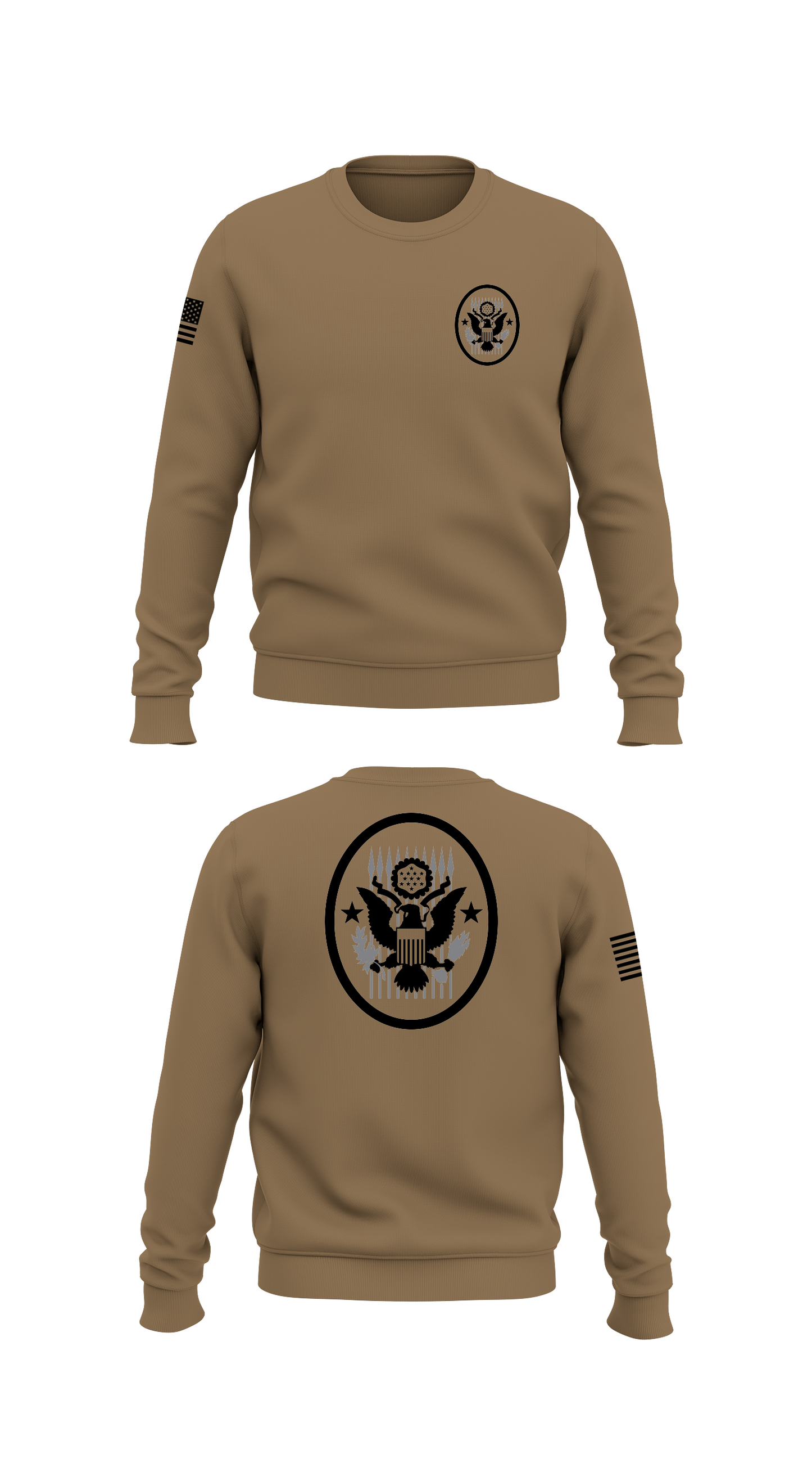 43RD CST Store 1 Core Men's Crewneck Performance Sweatshirt - 86102740526