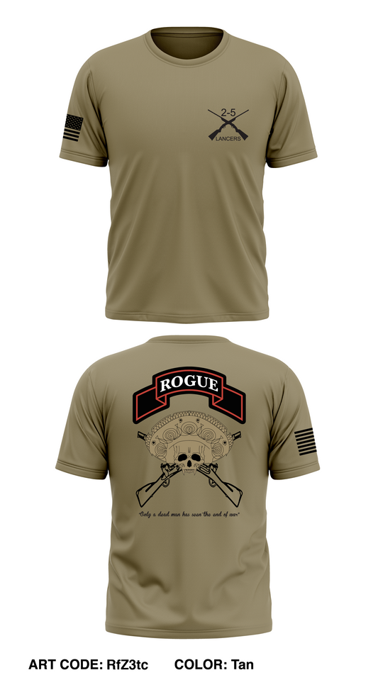 B Co 2-5 CAV Lancers Store 1 Core Men's SS Performance Tee - RfZ3tc