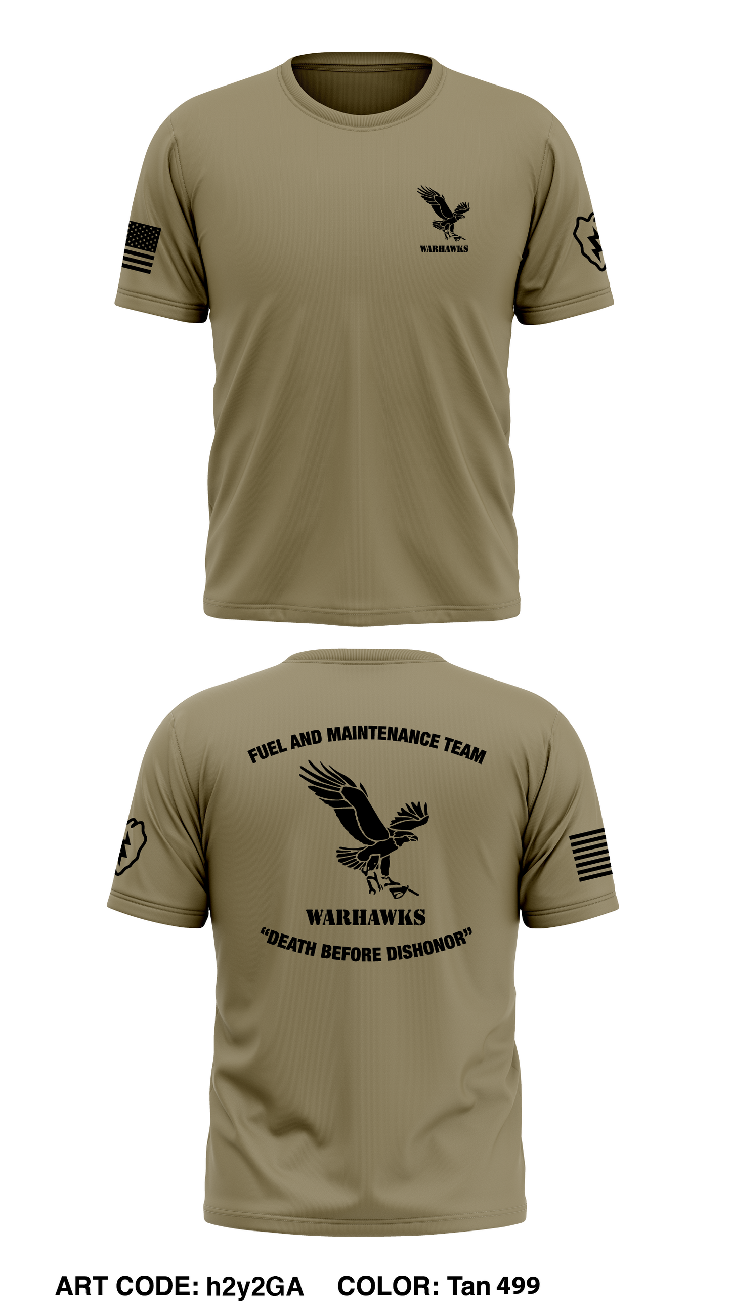 Fuel and Maint Detachment, 25th CAB Store 1 Core Men's SS Performance Tee - h2y2GA