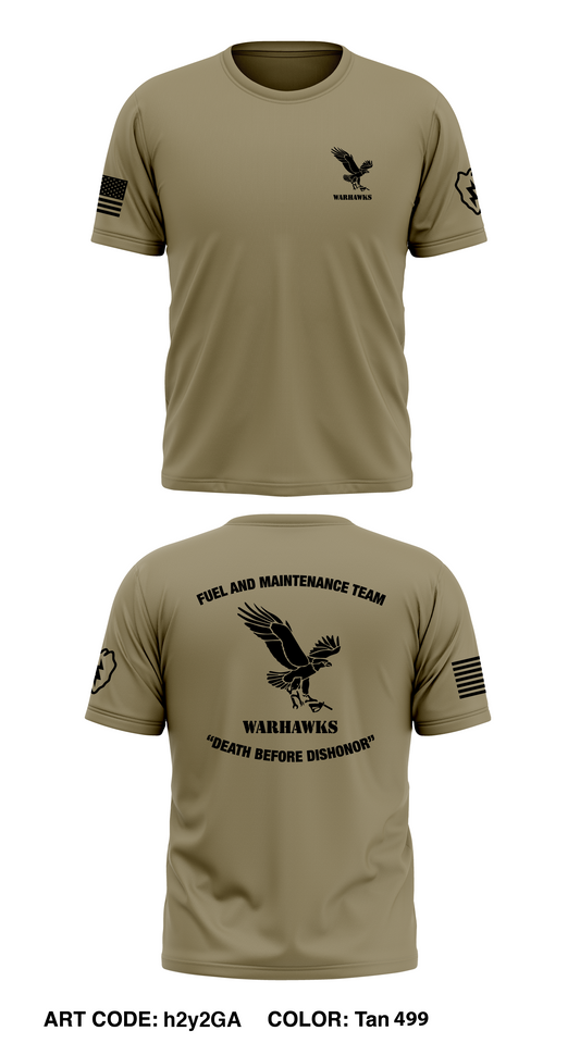 Fuel and Maint Detachment, 25th CAB Store 1 Core Men's SS Performance Tee - h2y2GA