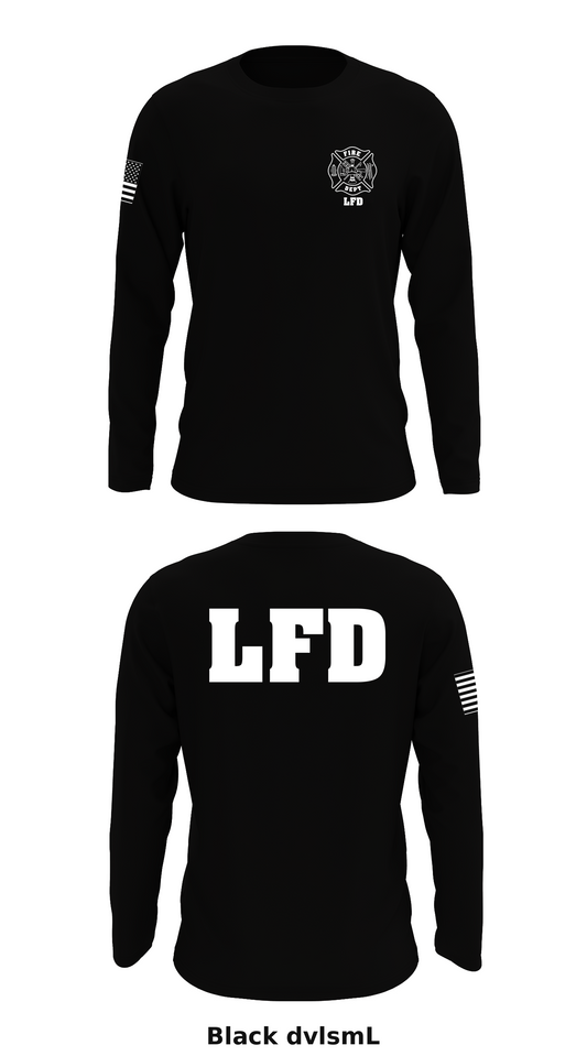 LFD Store 1 Core Men's LS Performance Tee - dvlsmL
