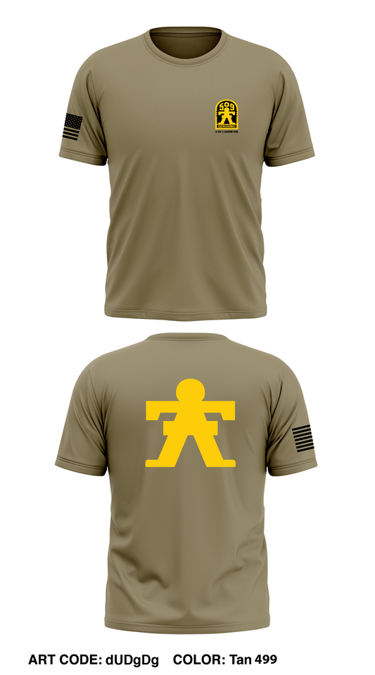 A Co 1-509th PIR Store 1 Core Men's SS Performance Tee - dUDgDg