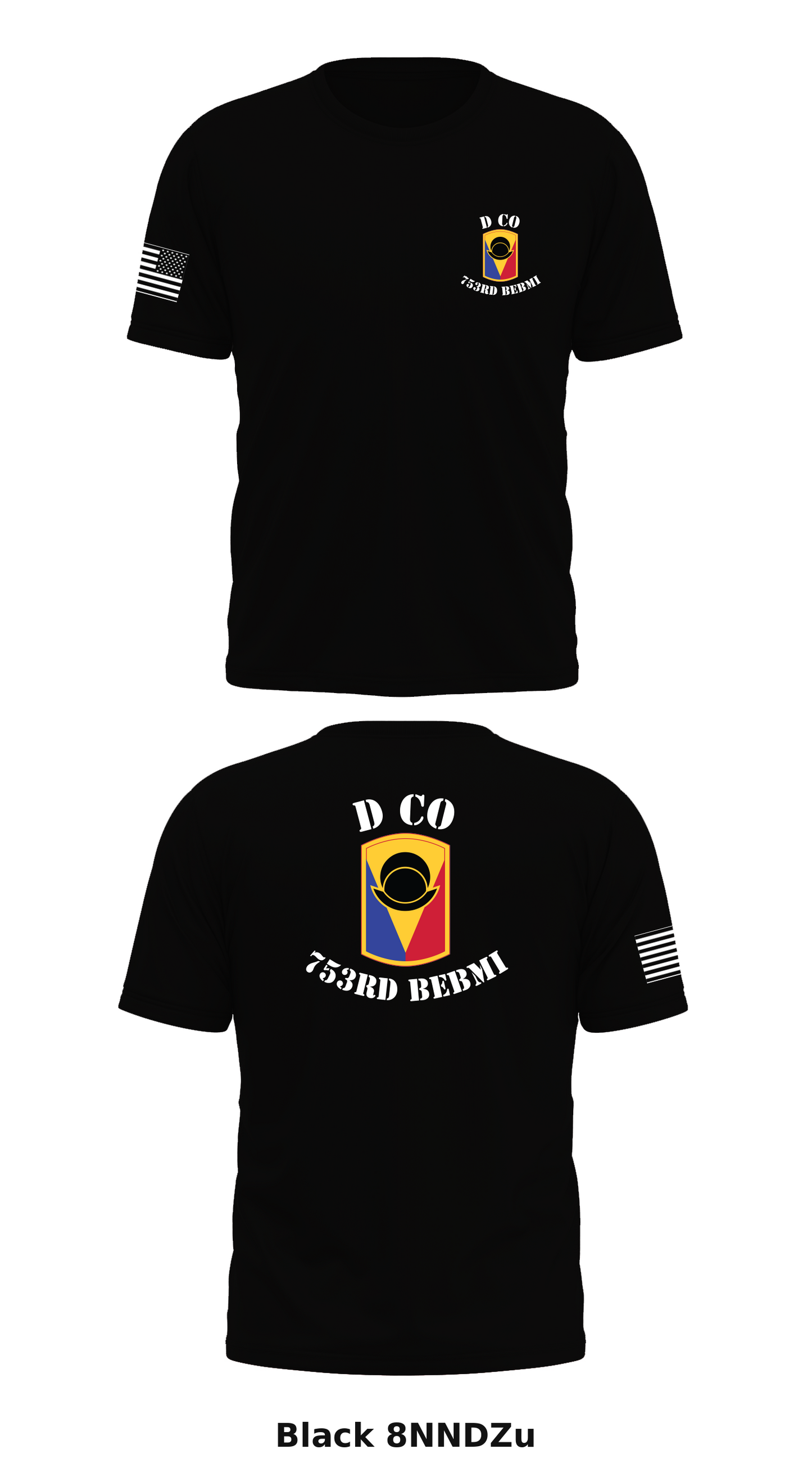 D Co, 753rd BEBMI Store 1 Core Men's SS Performance Tee - 8NNDZu
