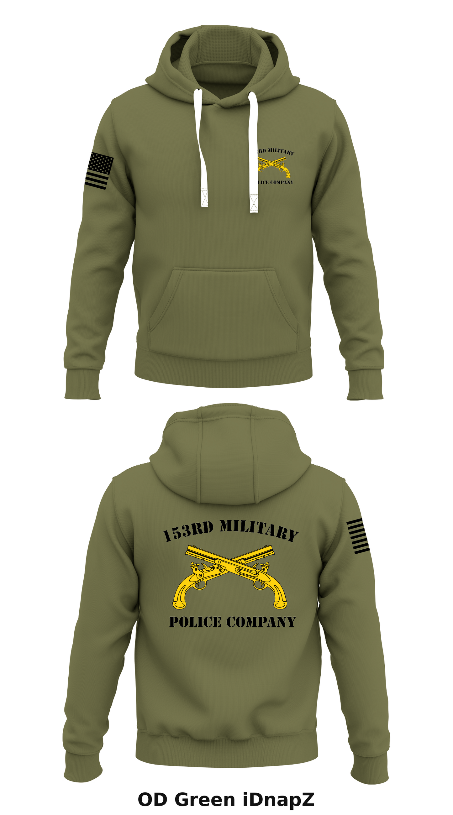 153rd Military Police Company Store 1  Core Men's Hooded Performance Sweatshirt - iDnapZ