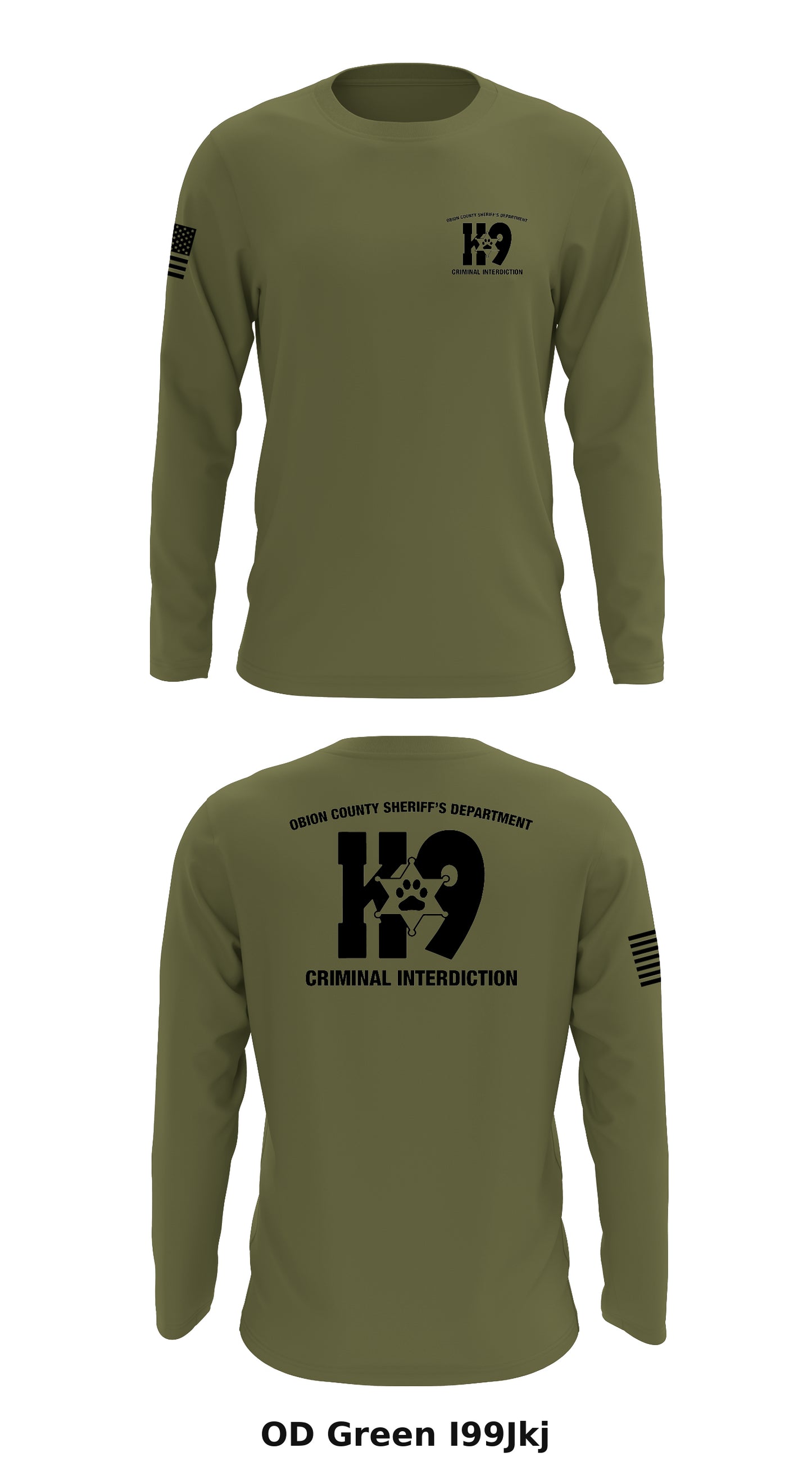 OCSD Interdiction Store 1 Core Men's LS Performance Tee - I99Jkj