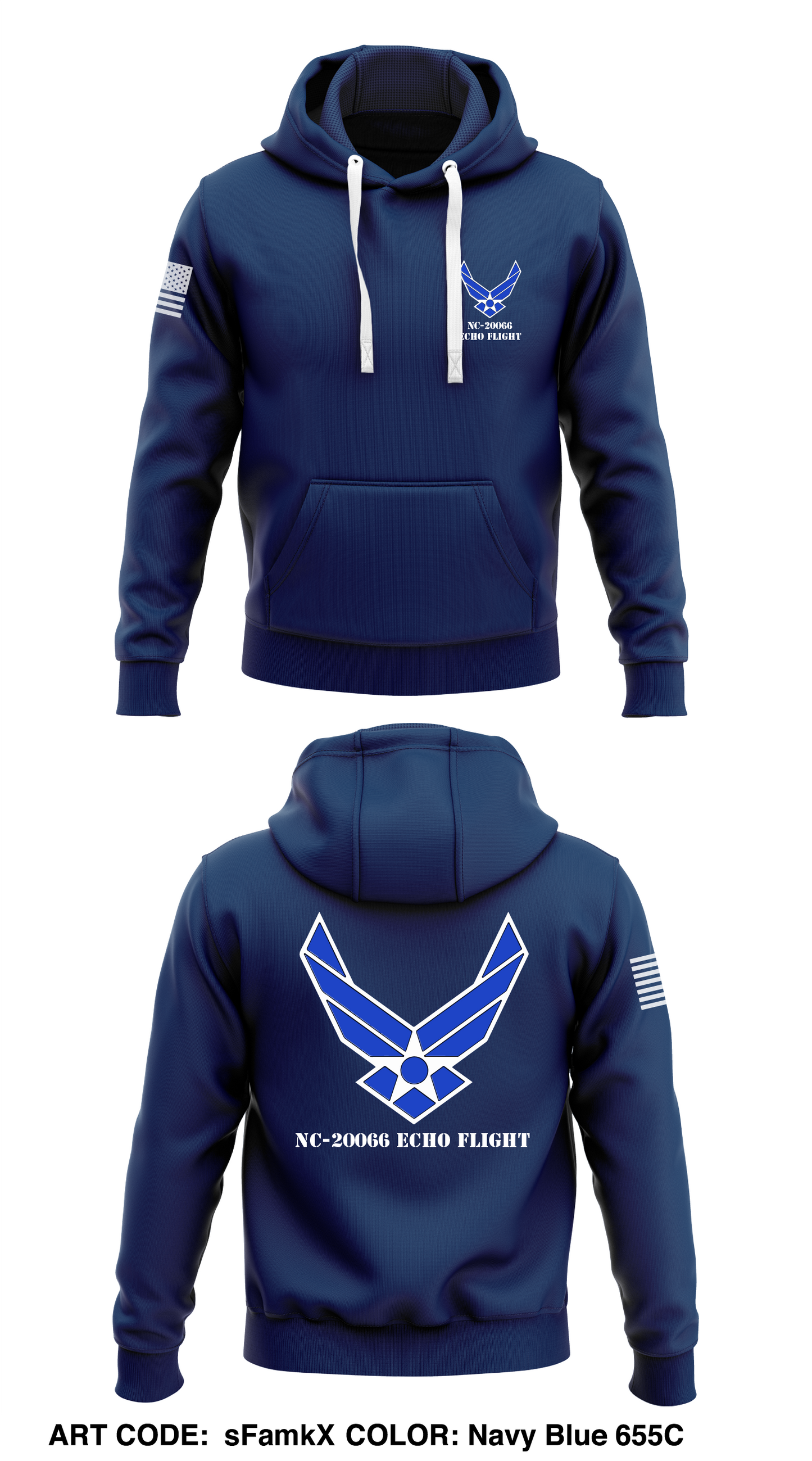 NC-266 ECHO FLIGHT  Store 1  Core Men's Hooded Performance Sweatshirt - sFamkX