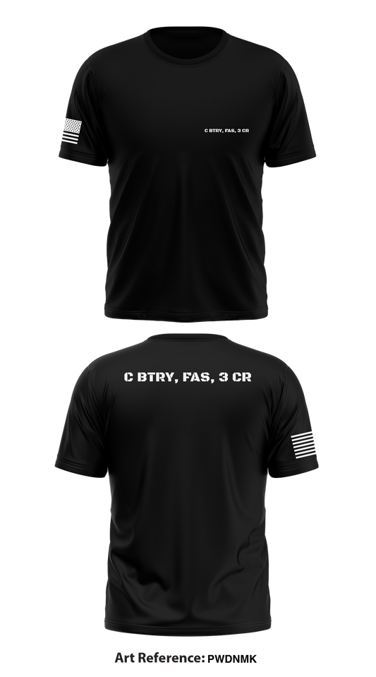 C BTRY, FAS, 3 CR Store 1 Core Men's SS Performance Tee - pwdnmK