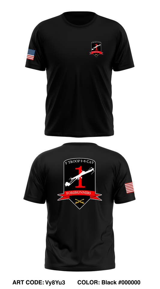 Fox Troop, 1-6 CAV Store 1 Core Men's SS Performance Tee - Vy8Yu3
