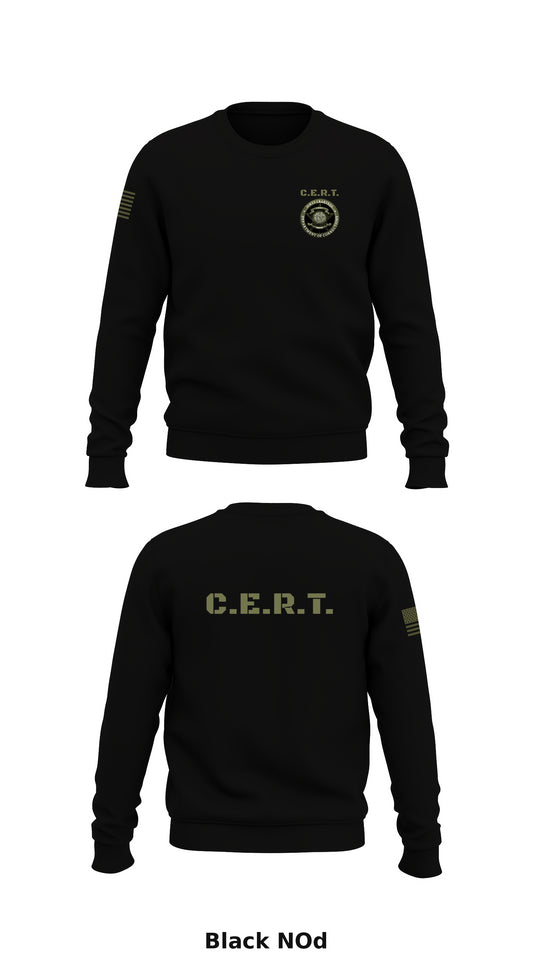 C.E.R.T. Store 1 Core Men's Crewneck Performance Sweatshirt - NOd