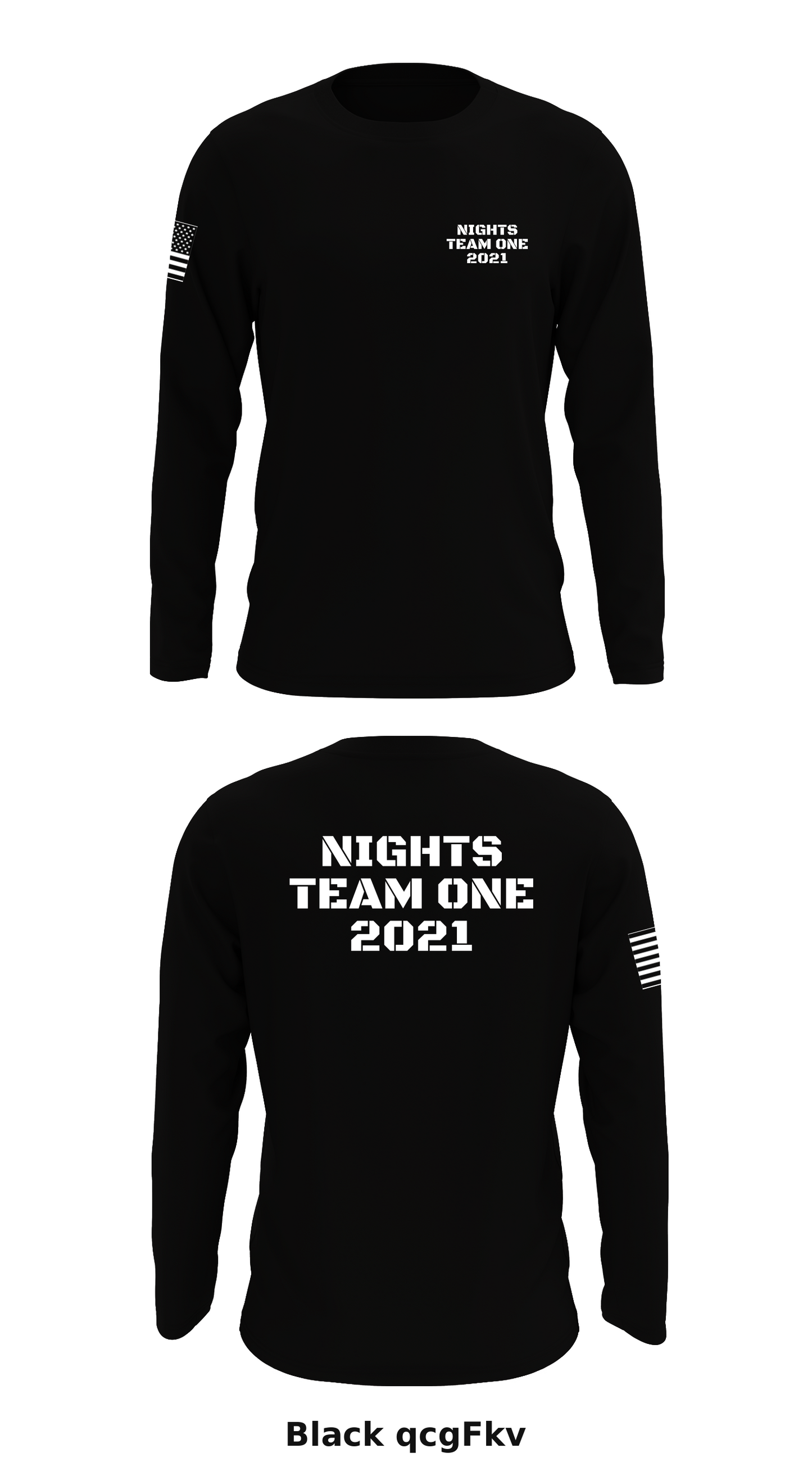 Nights Team One 2021 Store 1 Core Men's LS Performance Tee - qcgFkv