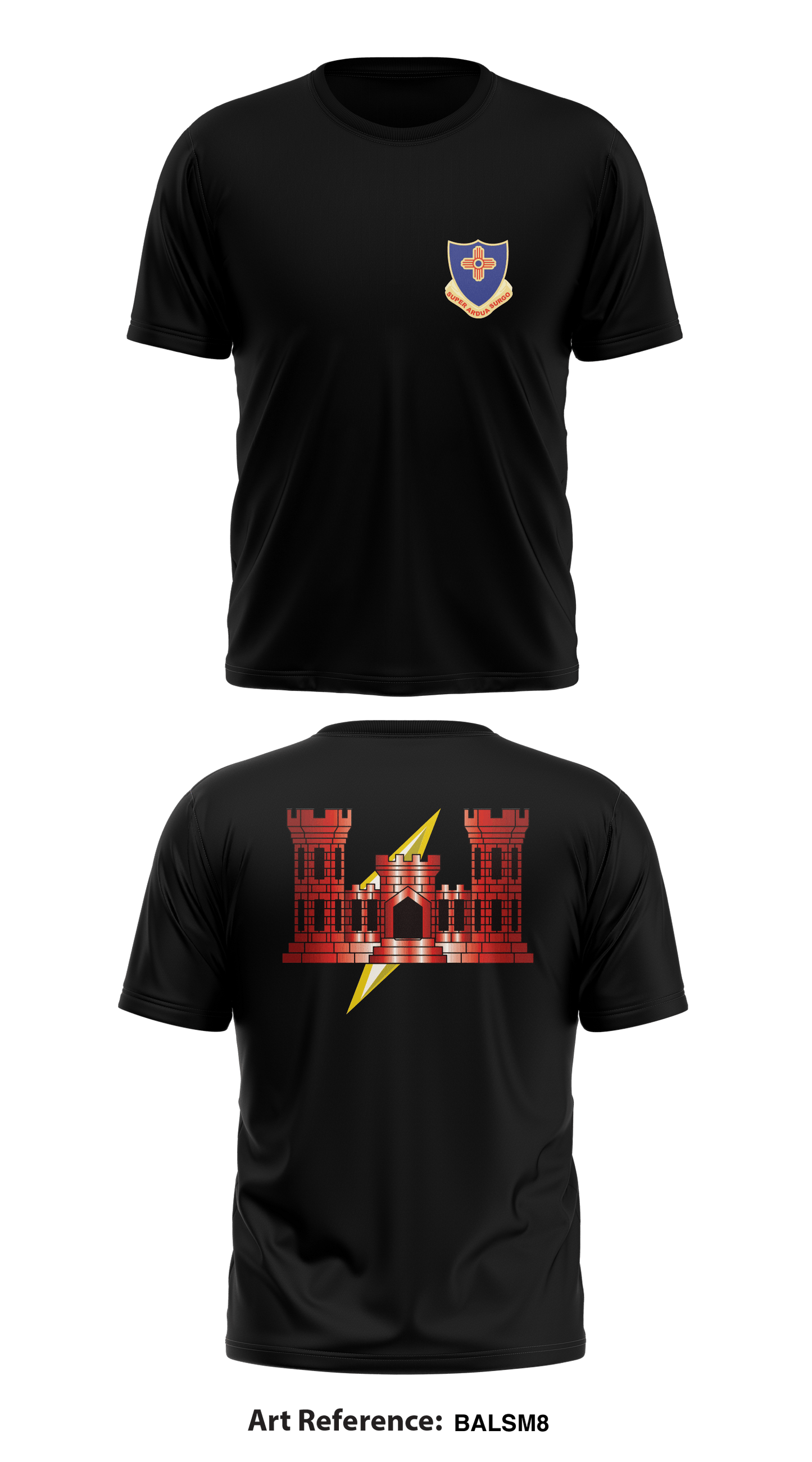 3-410 BEB Store 1 Core Men's SS Performance Tee - BALsm8