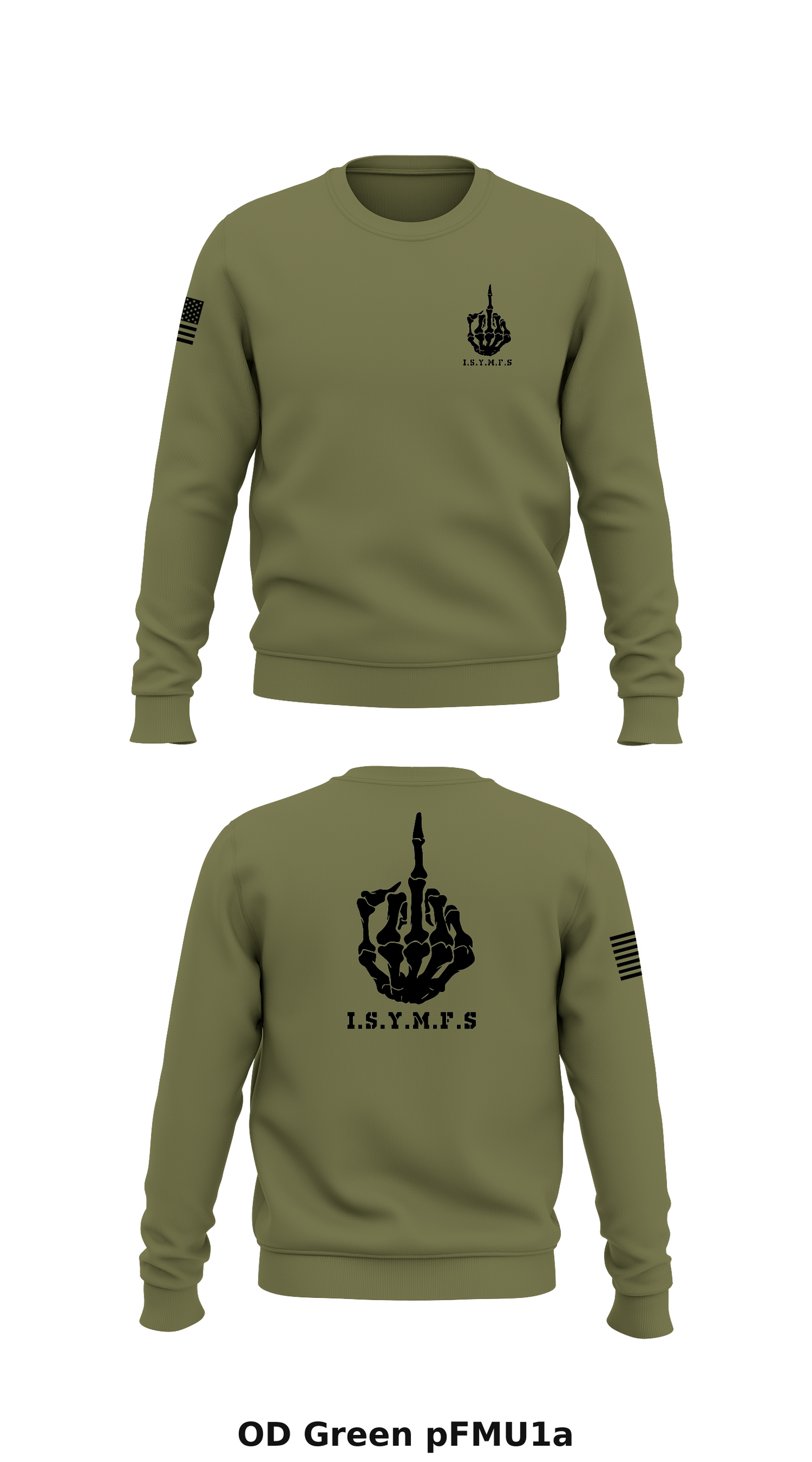 I.S.Y.M.F.S Store 1 Core Men's Crewneck Performance Sweatshirt - pFMU1a