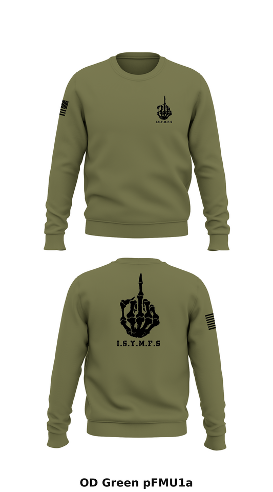 I.S.Y.M.F.S Store 1 Core Men's Crewneck Performance Sweatshirt - pFMU1a