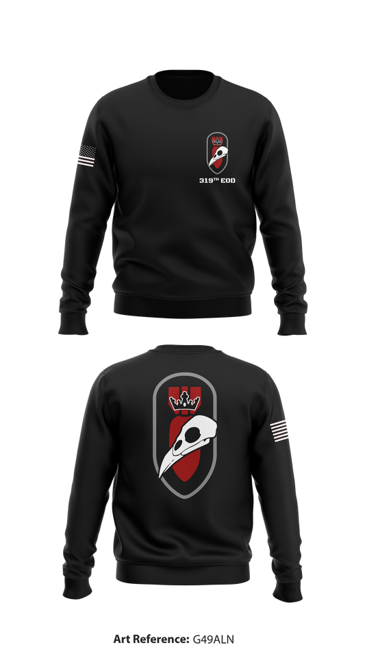 319th EOD Store 1 Core Men's Crewneck Performance Sweatshirt - g49ALn