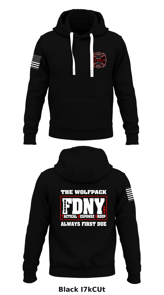 FDNY Bronx Tactical Response Group Store 1  Core Men's Hooded Performance Sweatshirt - I7kCUt