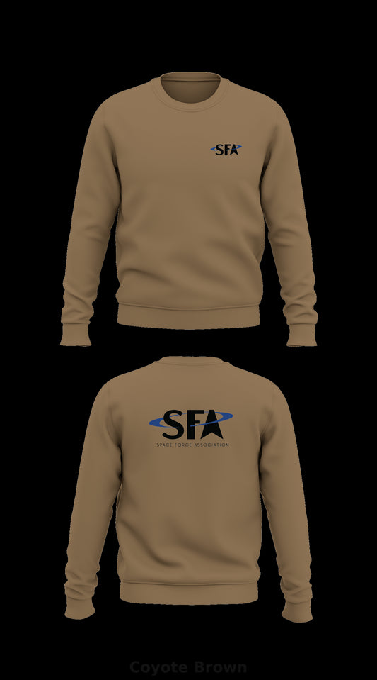 Space Force Association Store 1 Core Men's Crewneck Performance Sweatshirt - 64126522590