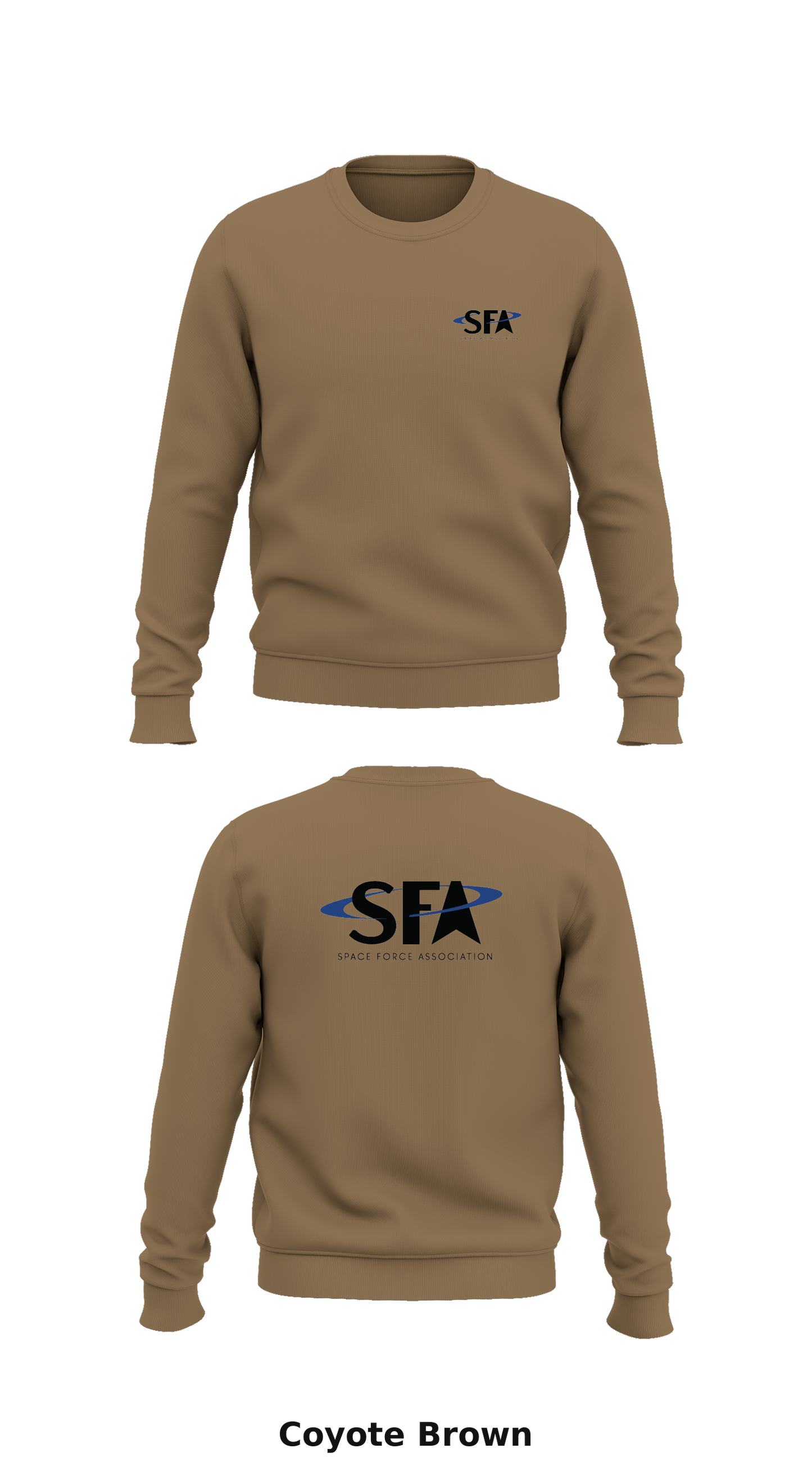 Space Force Association Store 1 Core Men's Crewneck Performance Sweatshirt - 64126522590