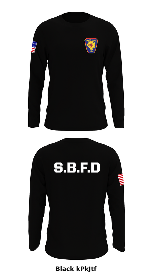 Spring Brook Fire District #1 Store 1 Core Men's LS Performance Tee - kPkJtf