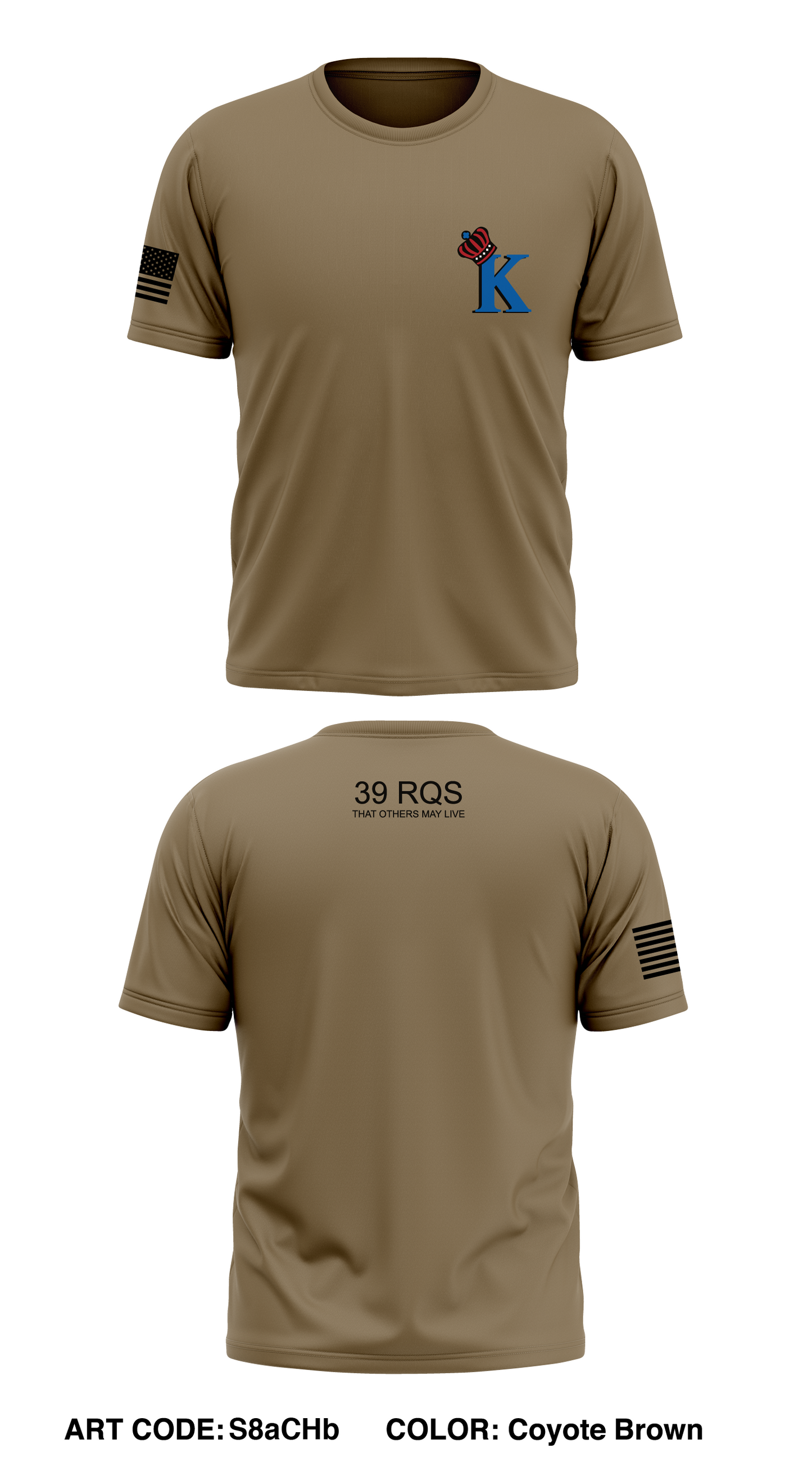 39th RQS Store 1 Core Men's SS Performance Tee - S8aCHb