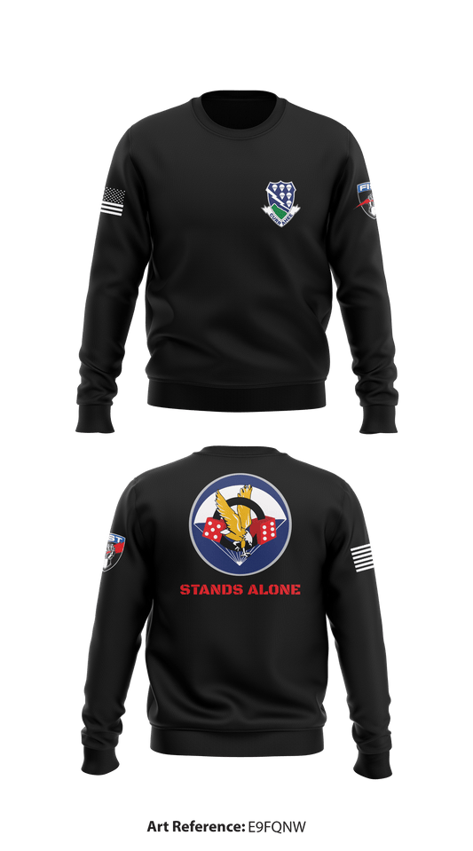 506th Currahee Store 1 Core Men's Crewneck Performance Sweatshirt - e9FQNW