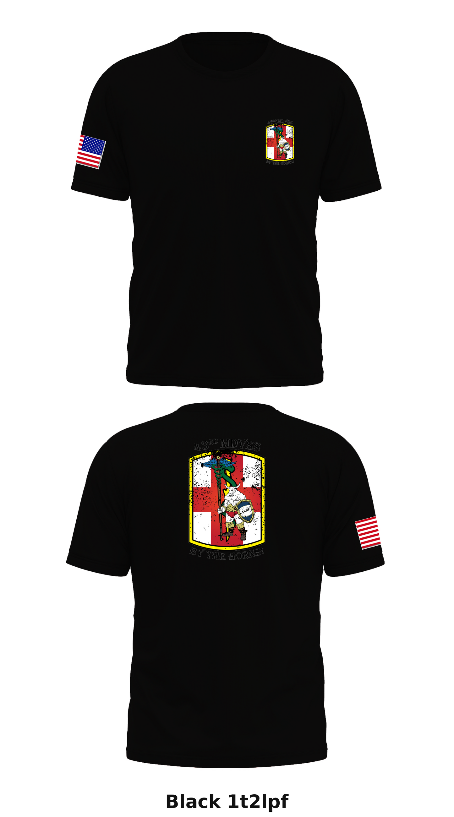 43rd MDVSS Store 1 Core Men's SS Performance Tee - 1t2lpf