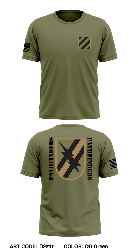 A Co, 3 BN, 121st IN Store 1 Core Men's SS Performance Tee - D9ztfr