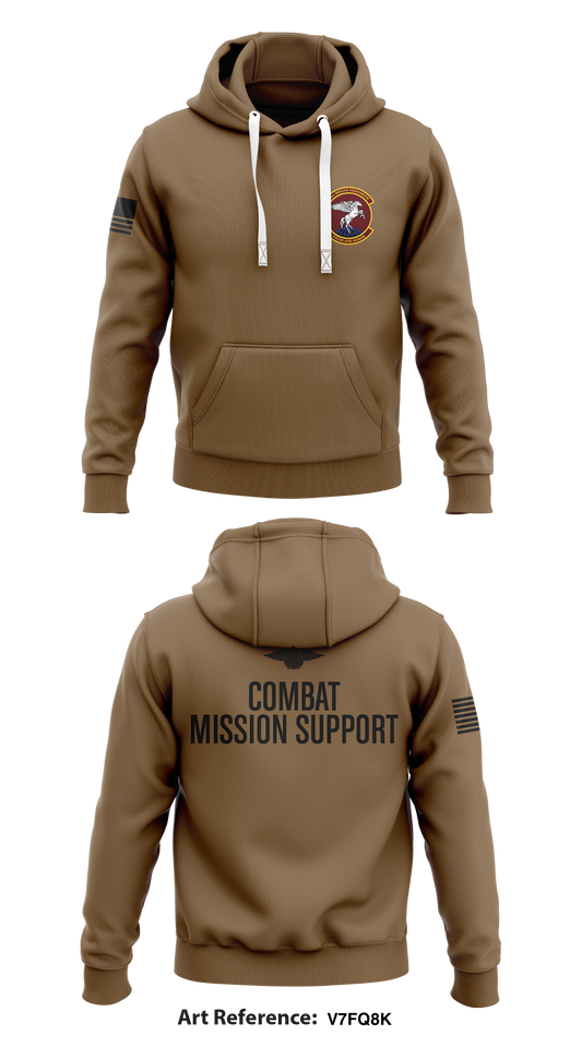 Combat Mission Support Store 1  Core Men's Hooded Performance Sweatshirt - V7fQ8K