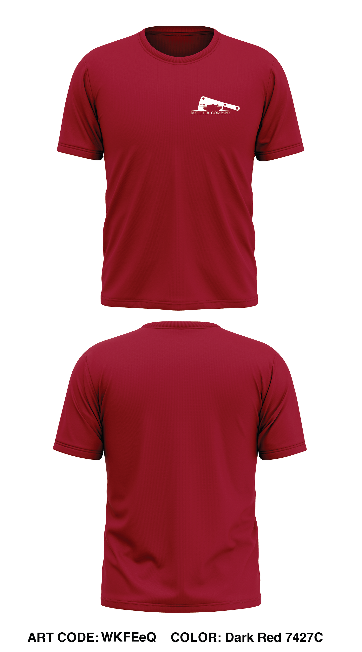 Butcher Co, 1-77 AR Core Men's SS Performance Tee - WKFEeQ