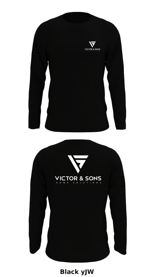Victor and sons Store 1 Core Men's LS Performance Tee - yJW