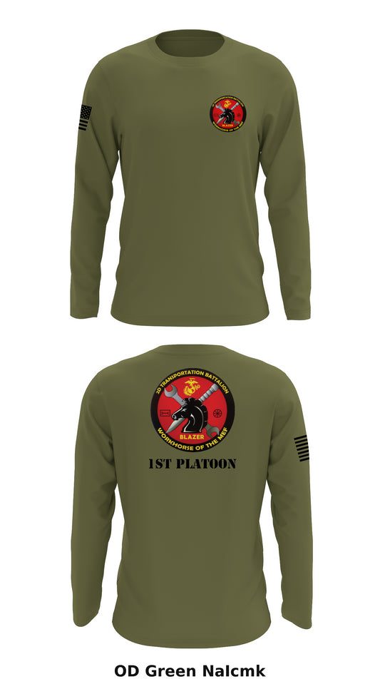 2nd Transportation Battalion Bravo Co 1st Plt Store 1 Core Men's LS Performance Tee - NaIcmk