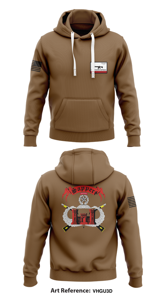 Hollywood powder co Store 1  Core Men's Hooded Performance Sweatshirt - VHGu3D