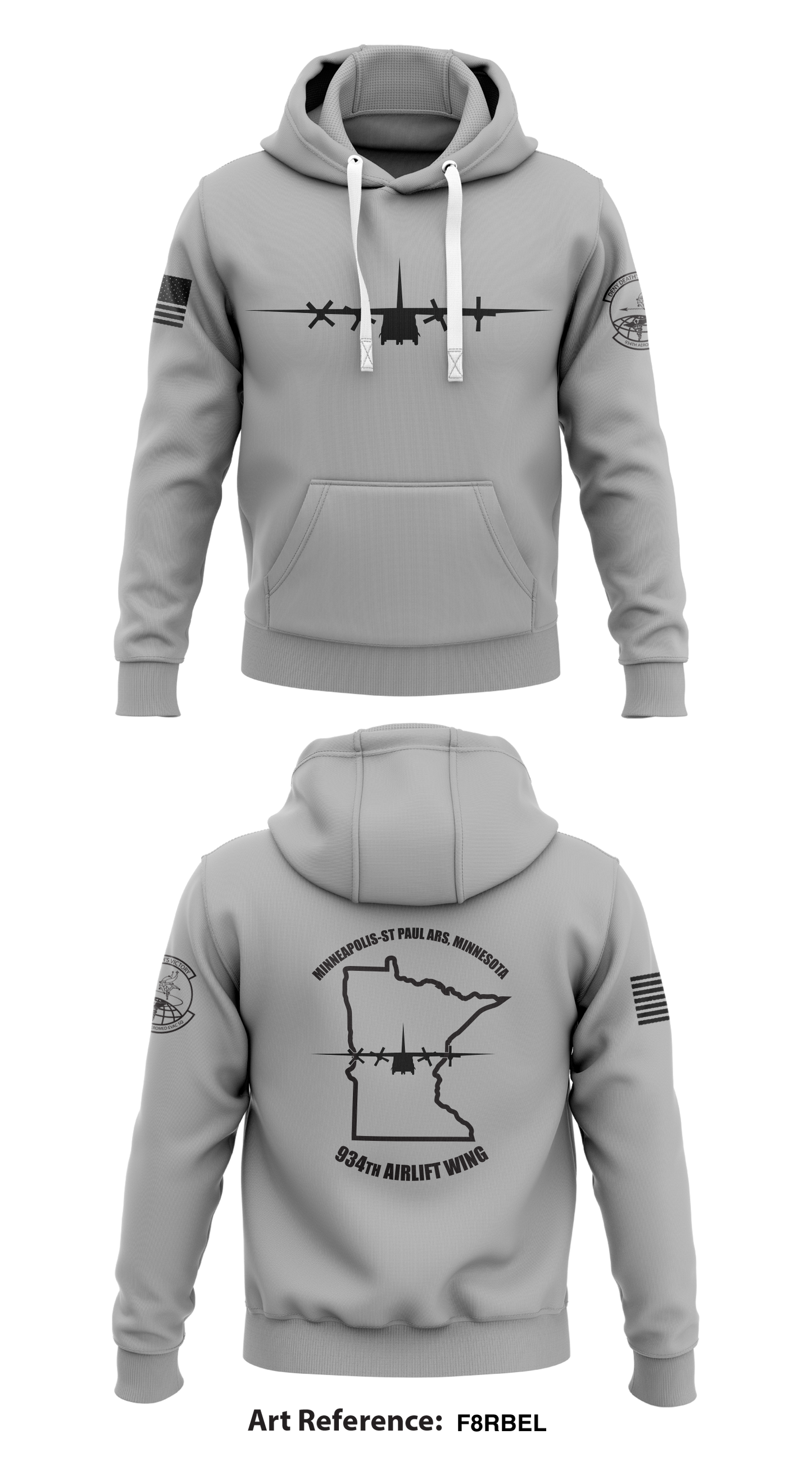 934th AES  Core Men's Hooded Performance Sweatshirt - F8rBEL