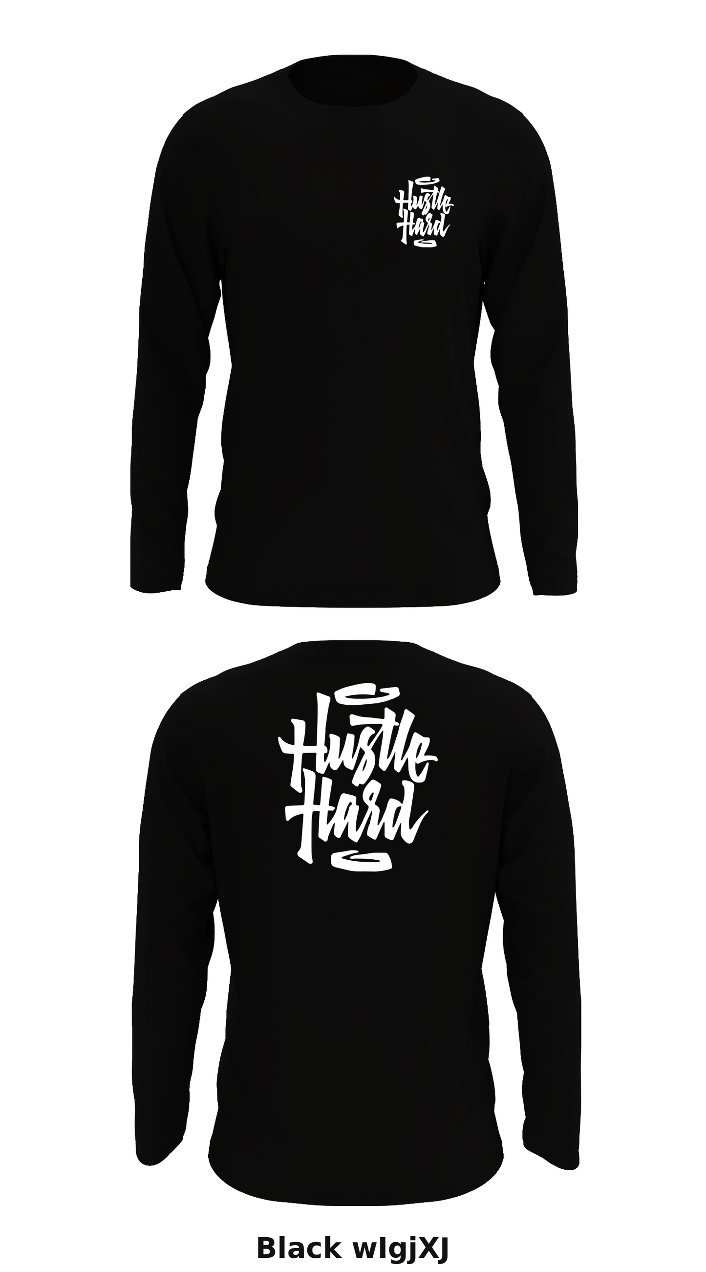 Hustle Hard  Store 1 Core Men's LS Performance Tee - wIgjXJ