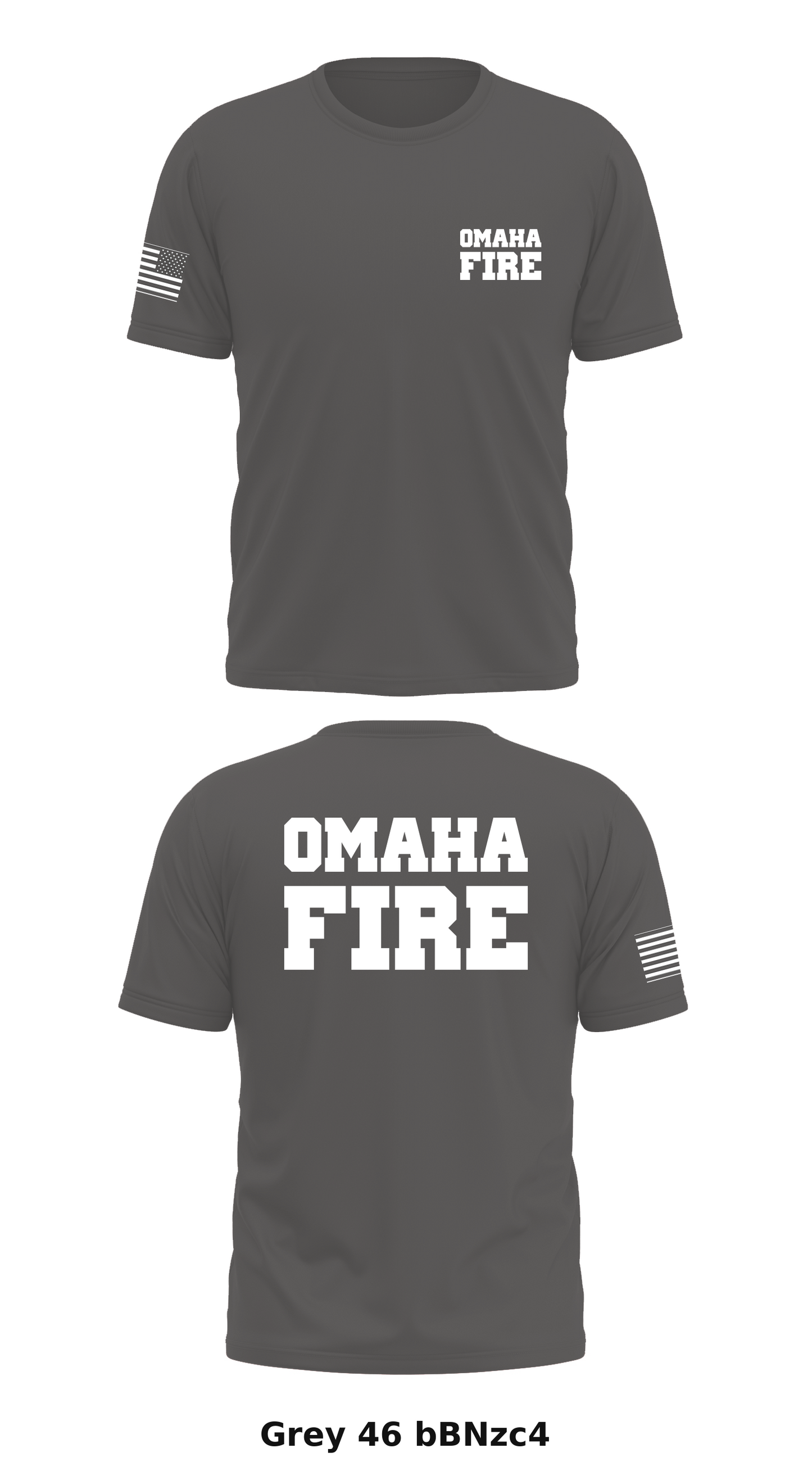Omaha fire Store 1 Core Men's SS Performance Tee - bBNzc4