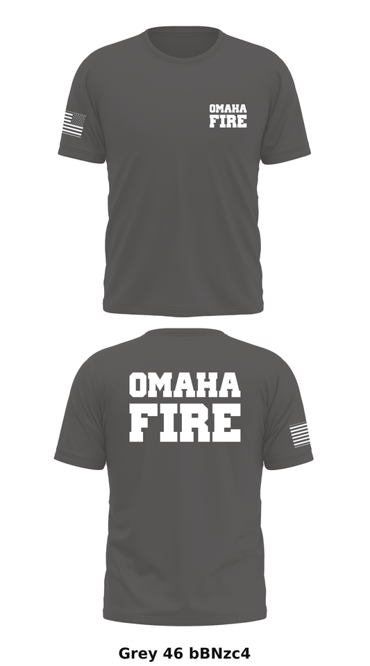 Omaha fire Store 1 Core Men's SS Performance Tee - bBNzc4