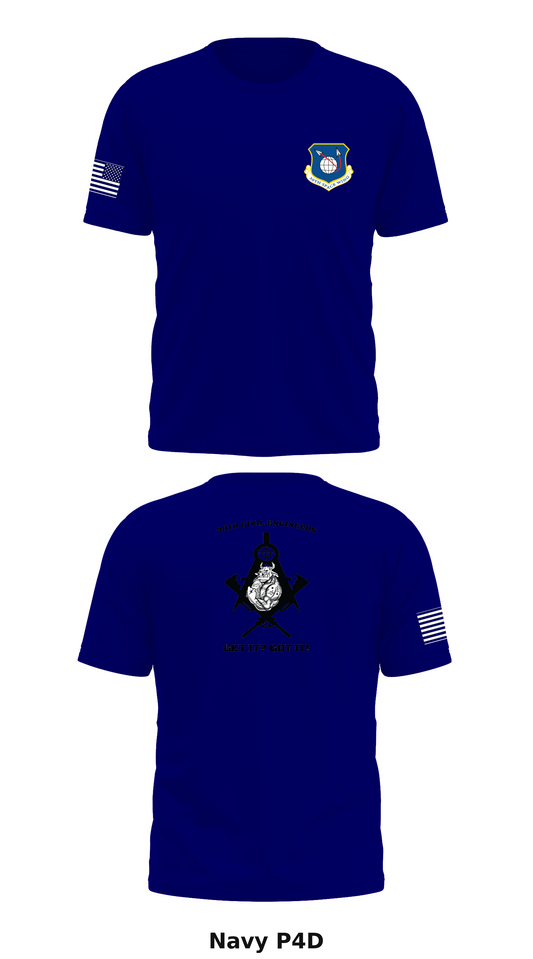 30th Civil Engineers Store 1 Core Men's SS Performance Tee - P4D