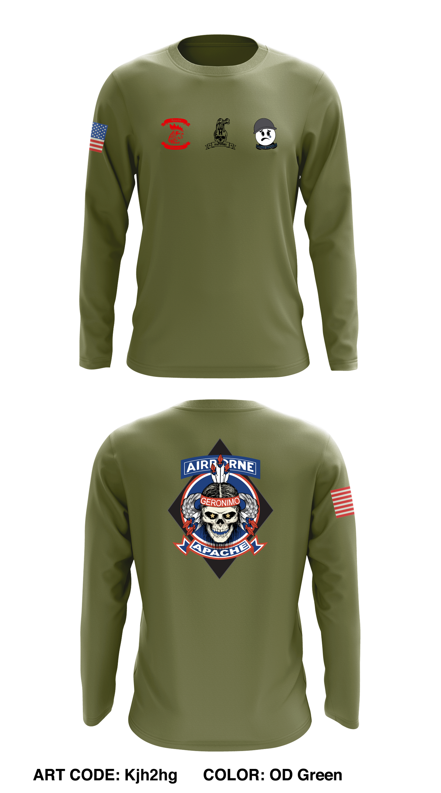 A Co 1-501 Store 1 Core Men's LS Performance Tee - Kjh2hg