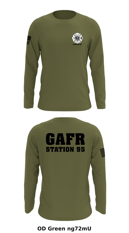 GAFR Station 95 Store 1 Core Men's LS Performance Tee - ng72mU